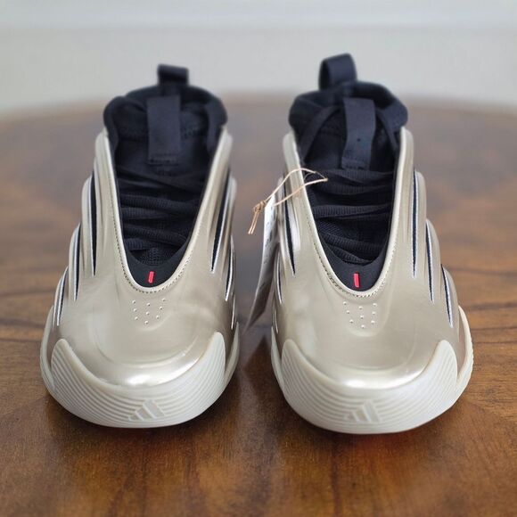 Adidas Harden Volume 9 Cyber Metallic Gold Black Basketball Women's 11 JR2506 - Picture 3 of 15